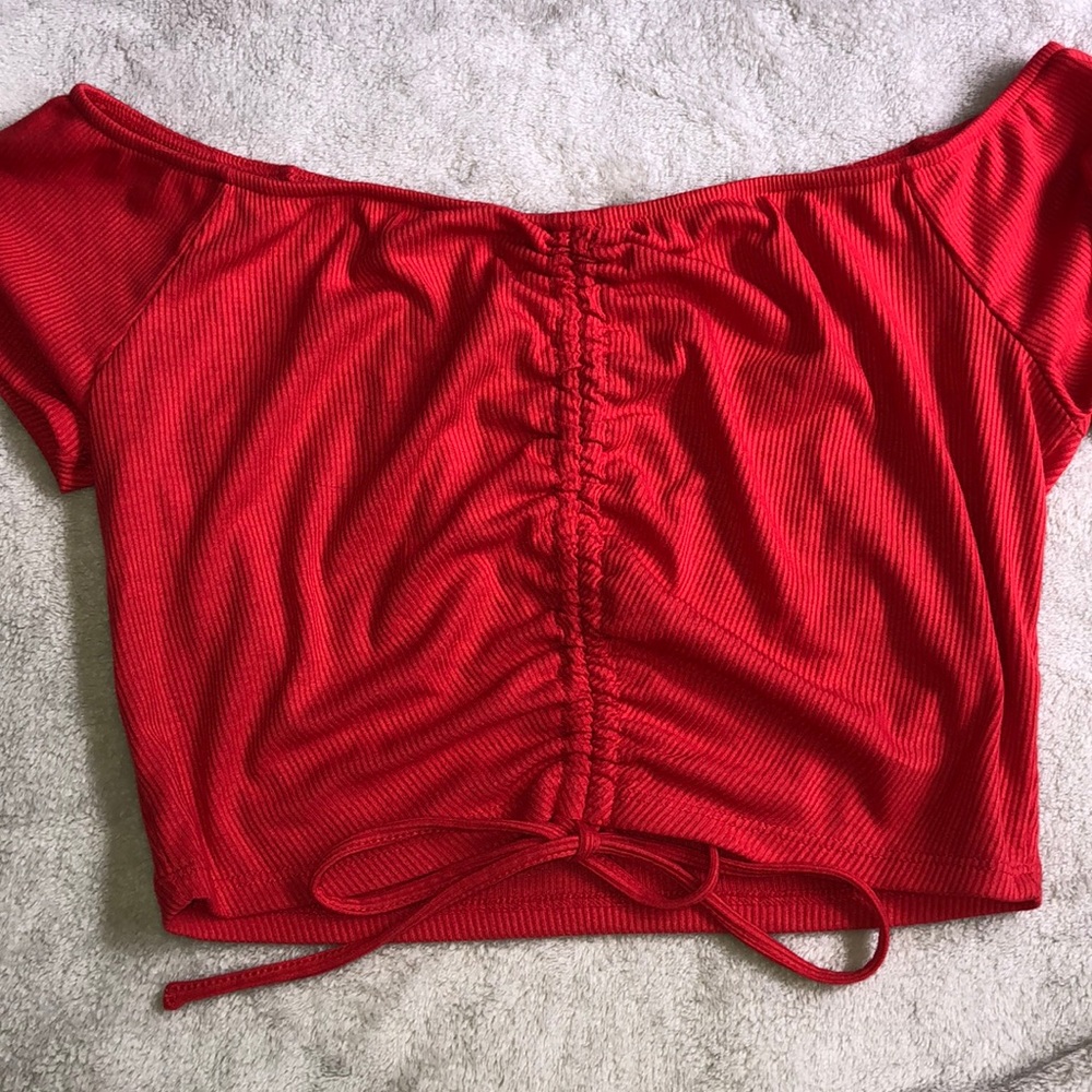 Forever 21 Red Crop Top